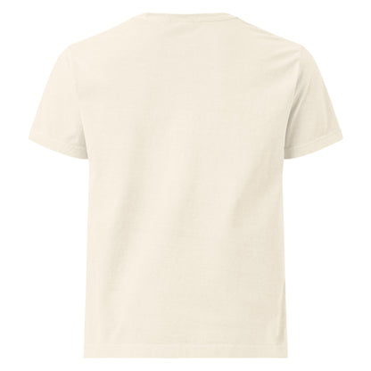 Oversized Unisex Tshirt with "I'm here for Muay Thai" print in Vintage White