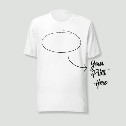 Custom Print Staple Tee - White