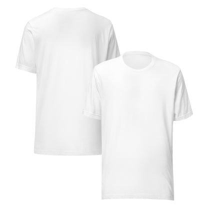 Unisex Staple White Tshirt with your Custom Print