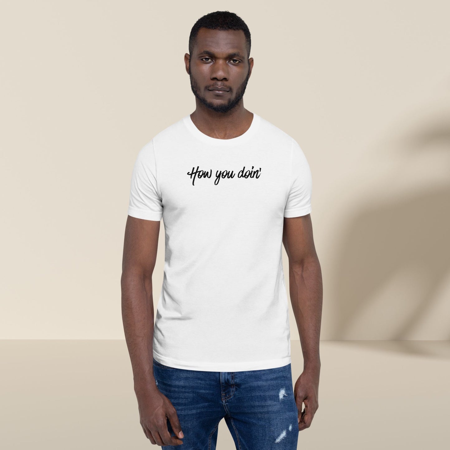 Custom Print Staple Tee - White
